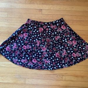 Floral Skater Skirt